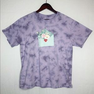 To All the Boys I've Loved Before Netflix x Target Exclusive Purple Tie-dye Shir